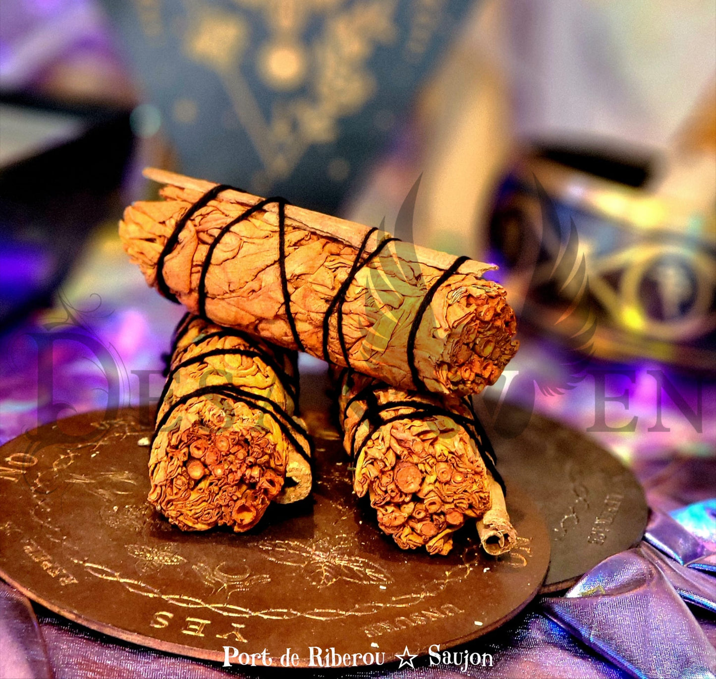 Blue sage bundle infused with patchouli purification protection