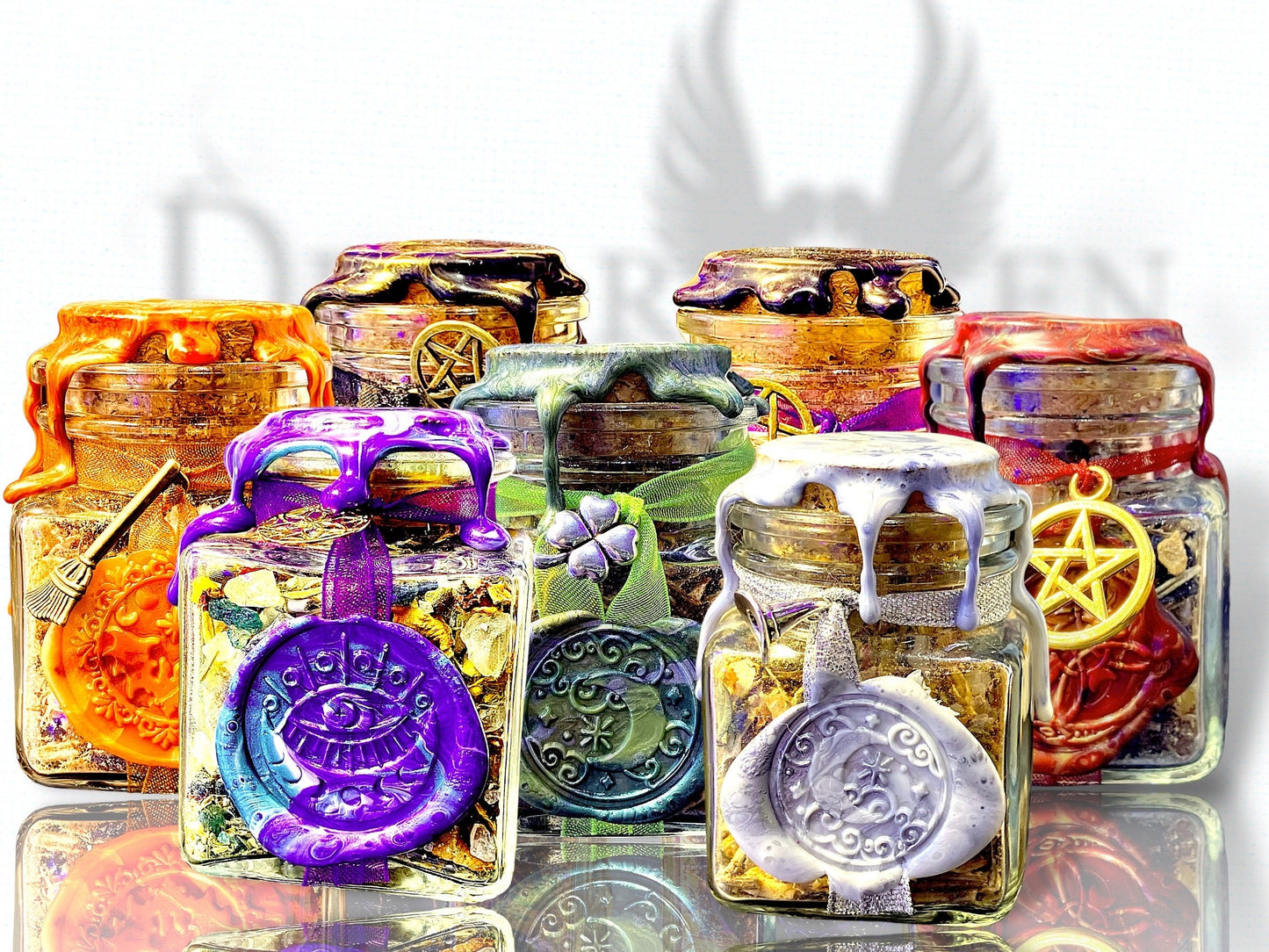 bottle of ritual incense
