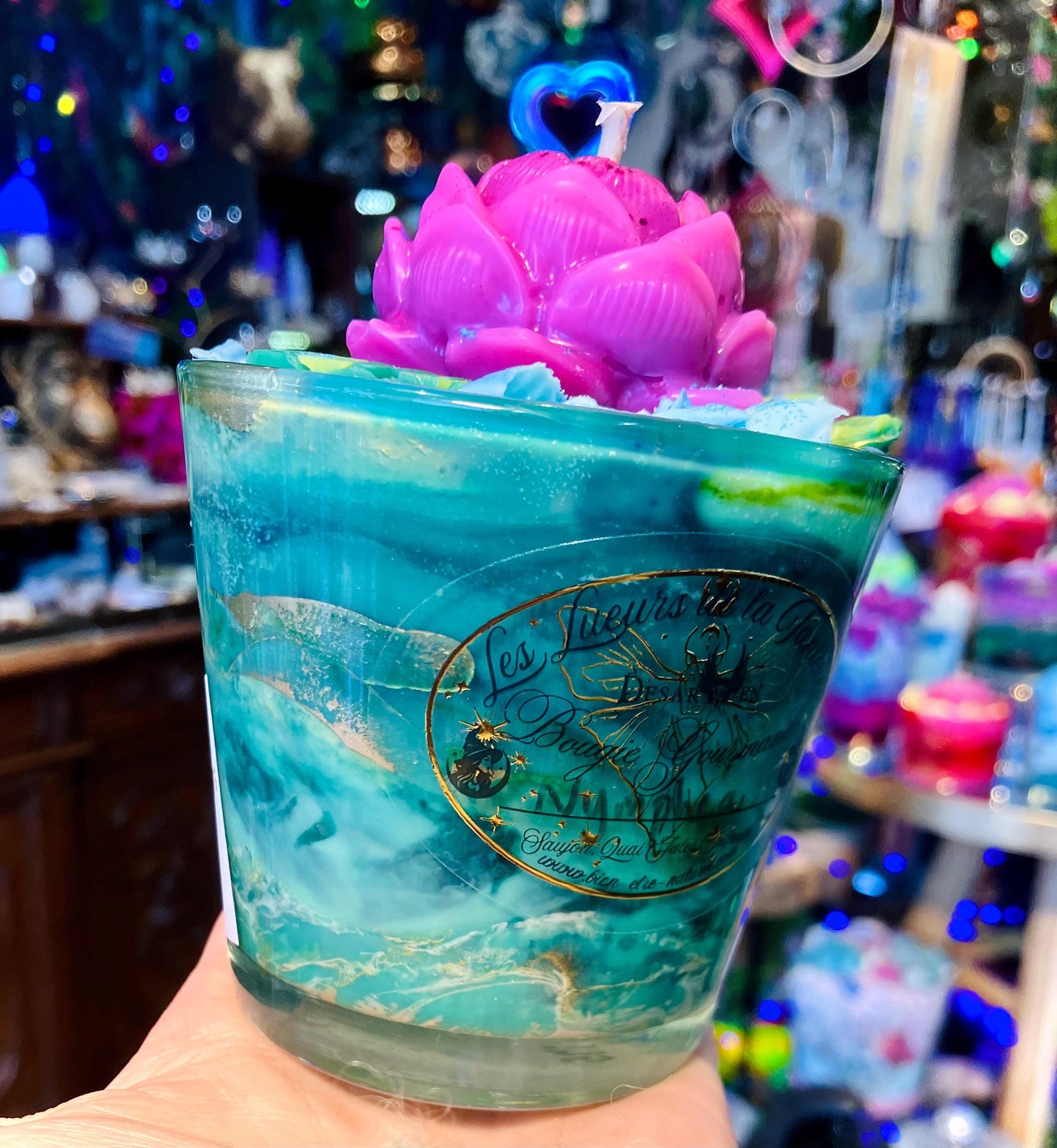 Nymphea candle, aquatic floral scent, size M
