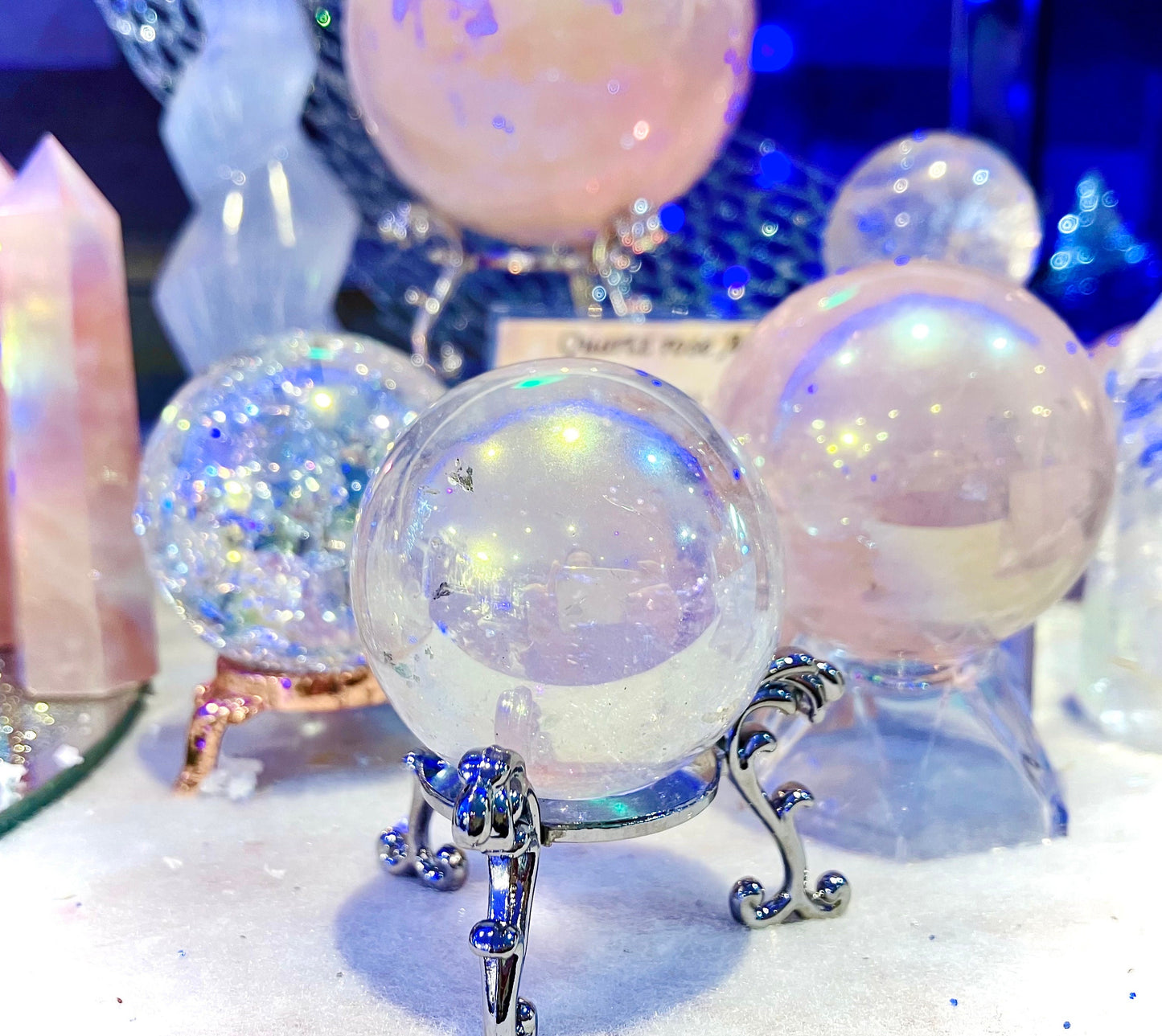 angel aura crystal spheres