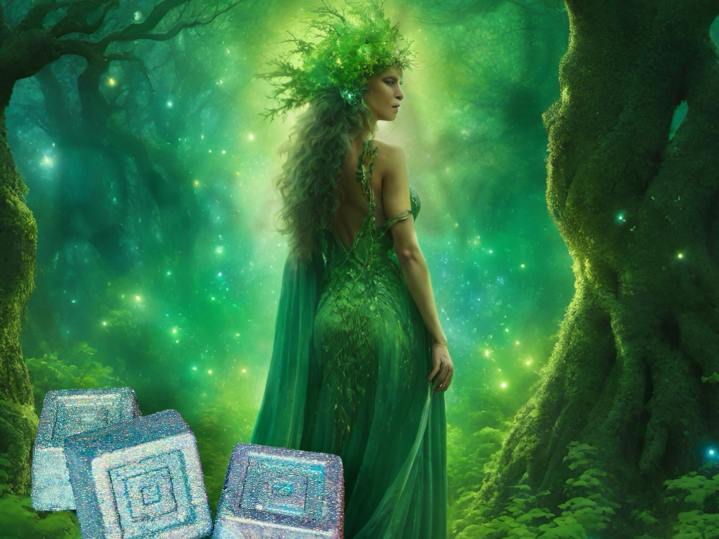Scented wax the step of Gaia
