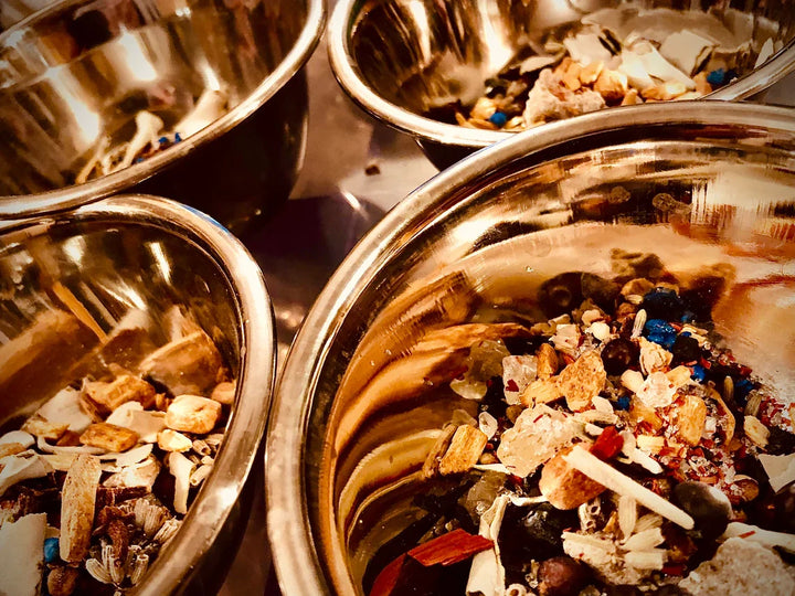 Herbs and resins for rituals