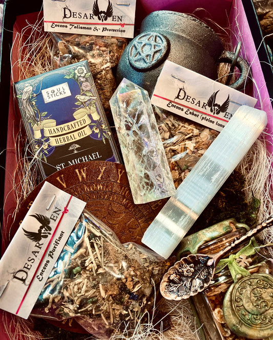 Green magic ritual kit