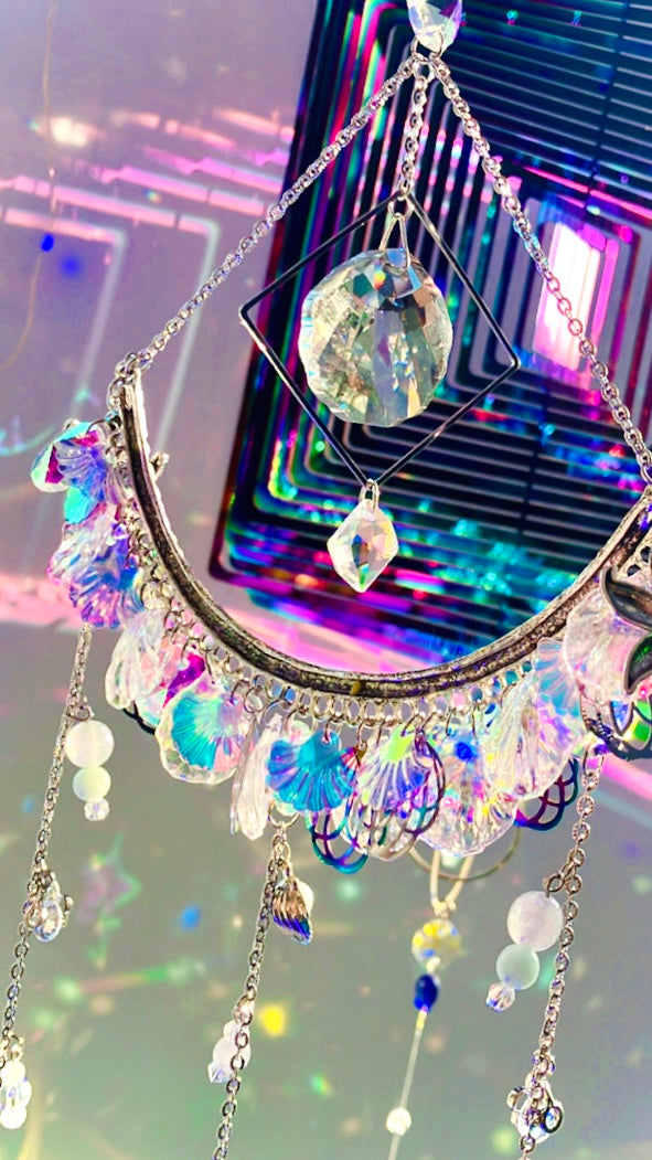 Rainbow half moon calming purity