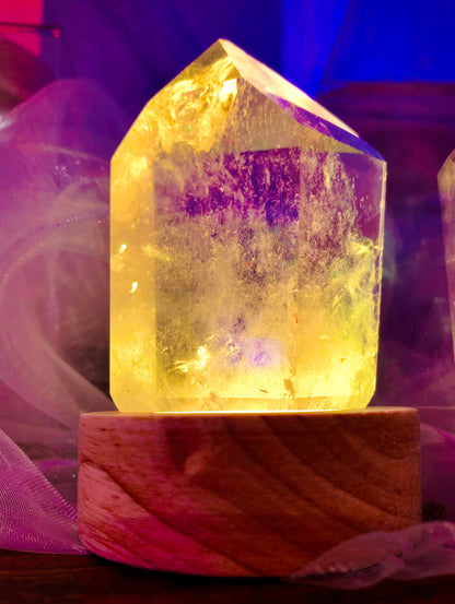 Crystal tip USB lamp