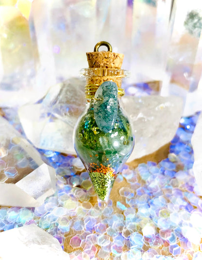 Fiole amulette « good vibes ! Chance et réussite  »