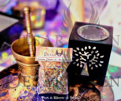 Encens de rituel chance et prospérité