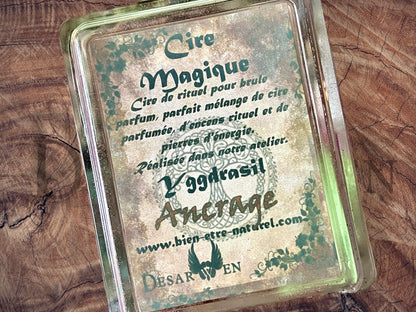 Cire rituelle Format tablette pour brule parfum rituel magique