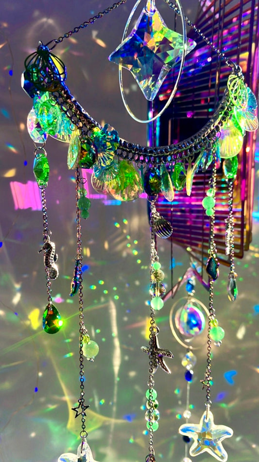 Rainbow half moon calming purity