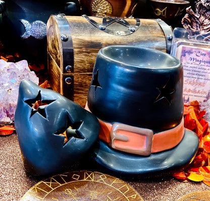 Witch hat wax burner