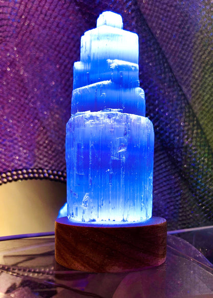 Mystical Selenite USB Lamp