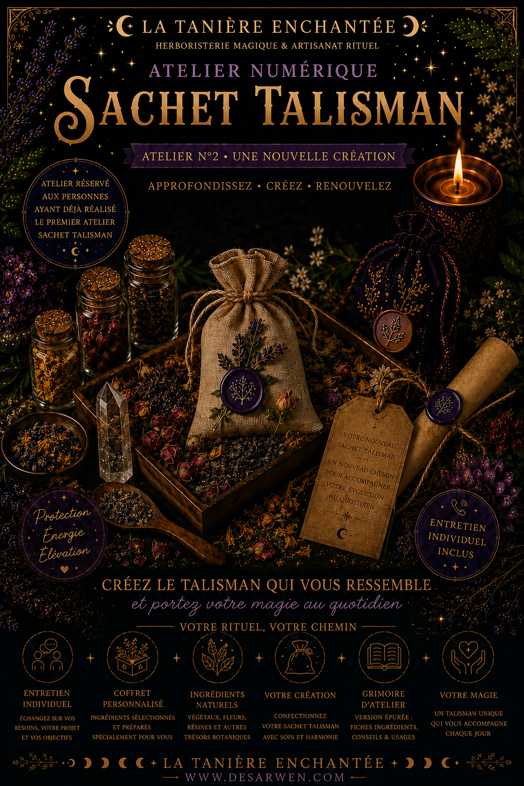 Atelier Sachet Talisman confirmé  Niveau 2