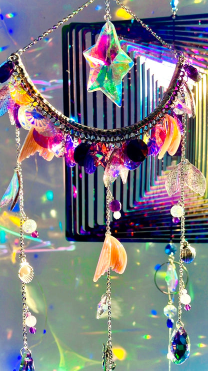 Arc en ciel demi lune serenite lumiere sirène
