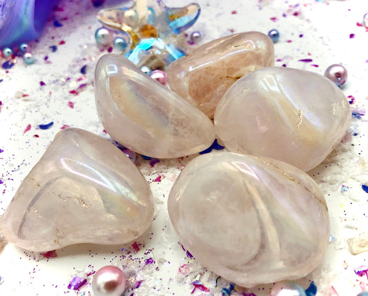 Rose quartz angel aura