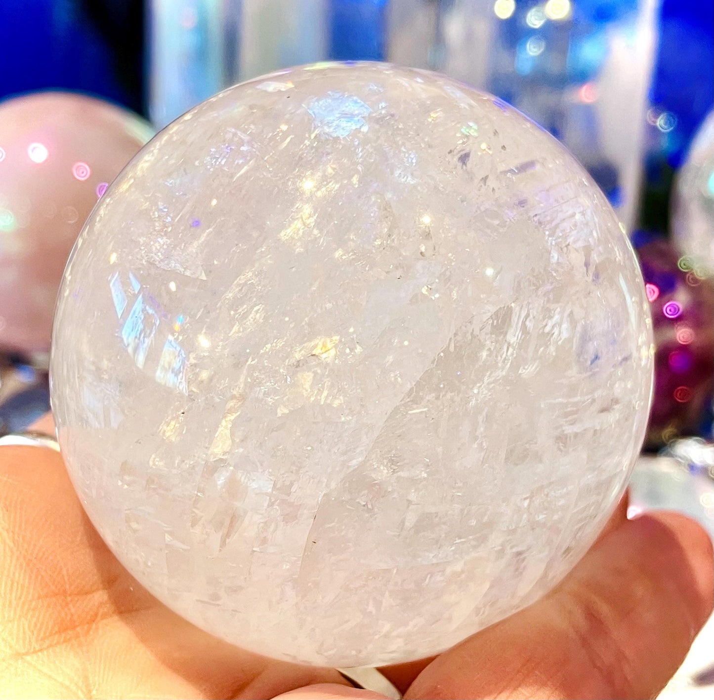 spheres de calcite blanche