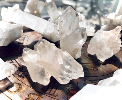 Mini druses de quartz