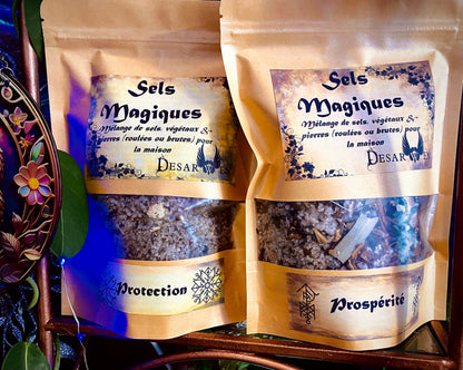 Sels magiques d'environnement Entités