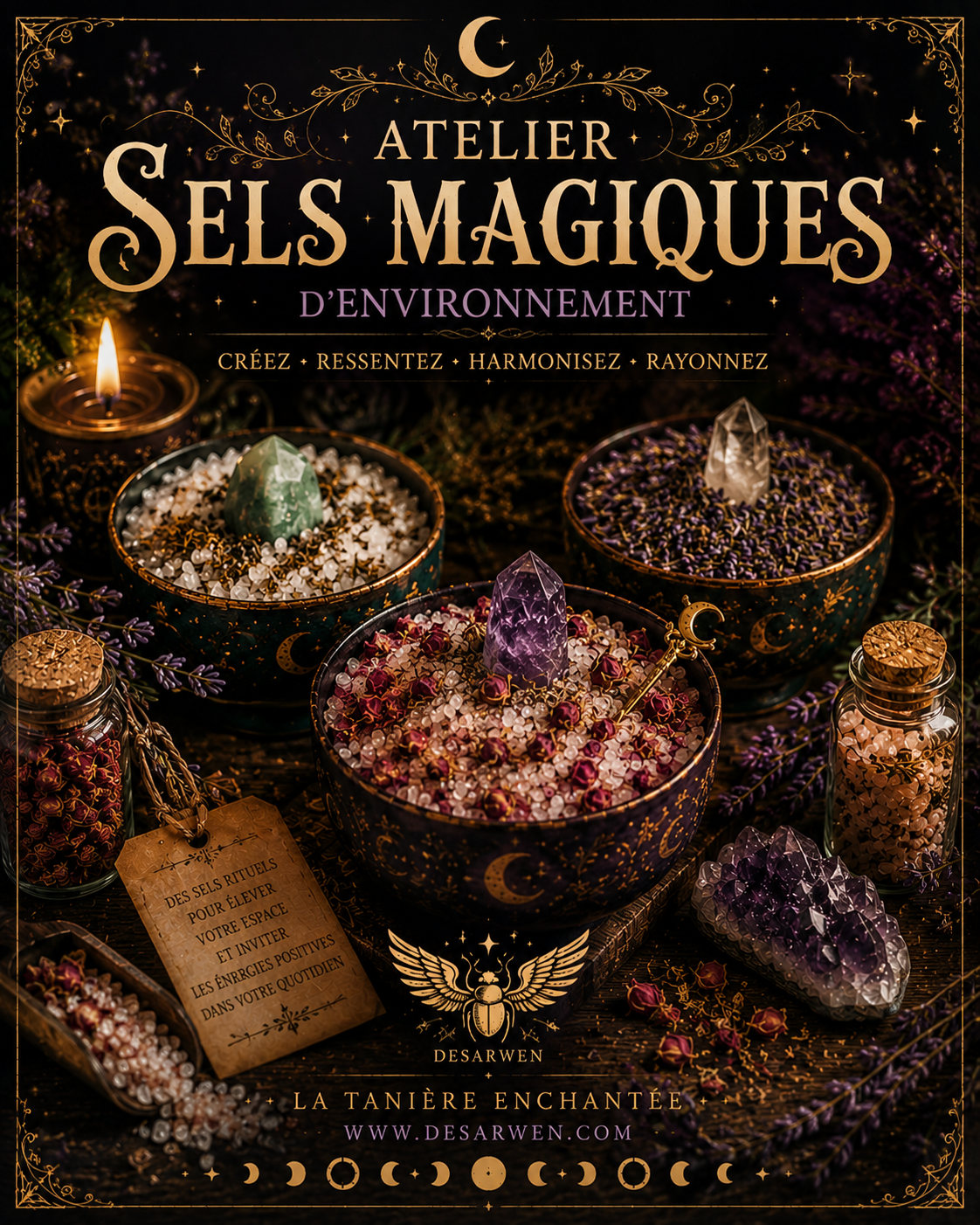 Atelier Sels magiques Initiation Niveau 1