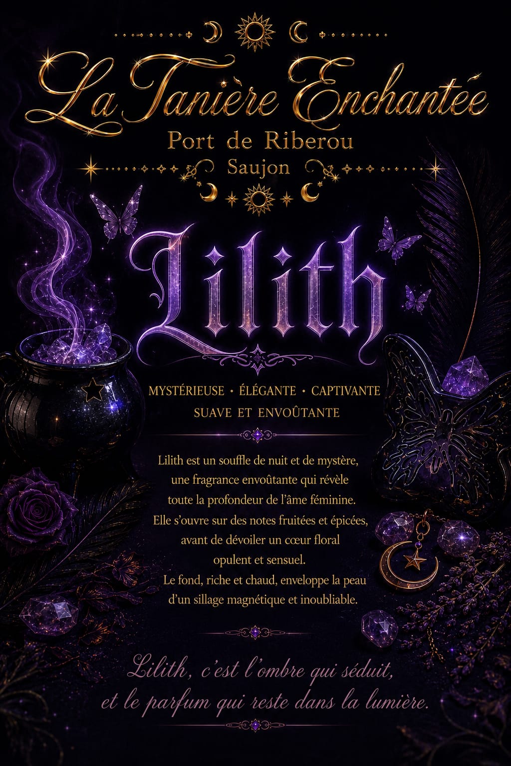 Cire parfumée Lilith