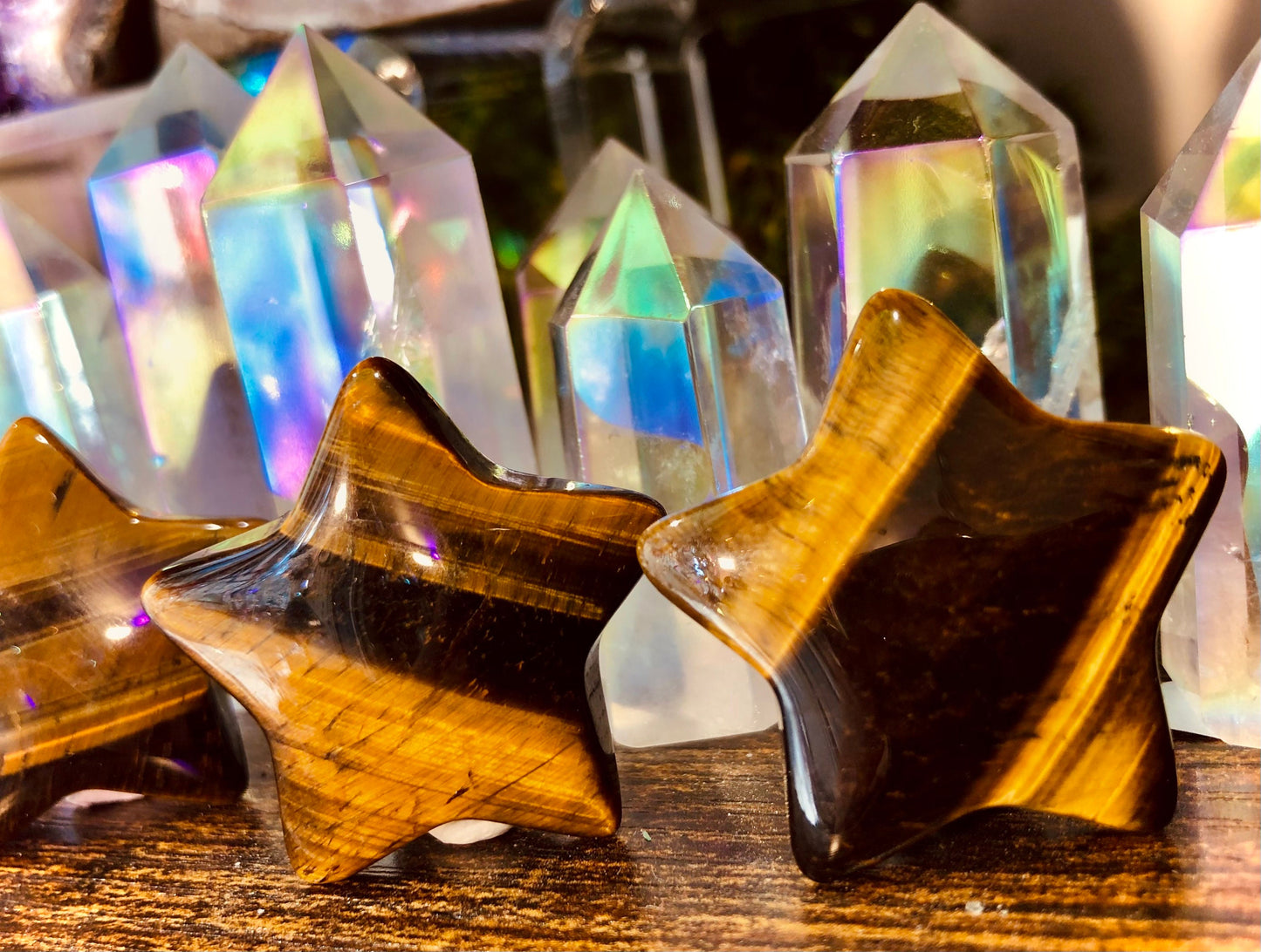 Tiger's Eye Altar Star