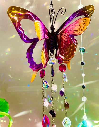 Arc en ciel papillon apaisement tendresse