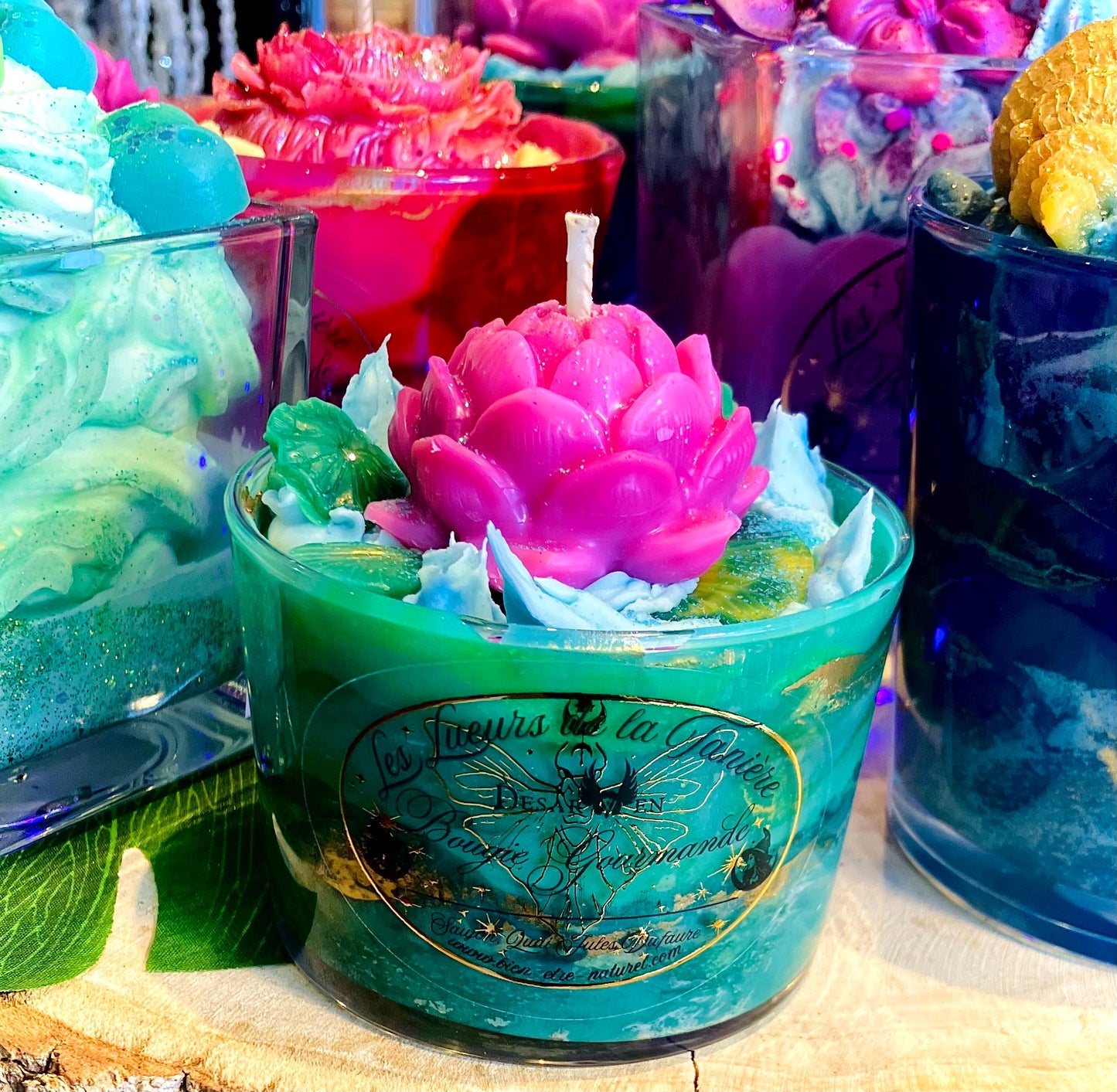 Nymphea candle with aquatic floral scent, size S