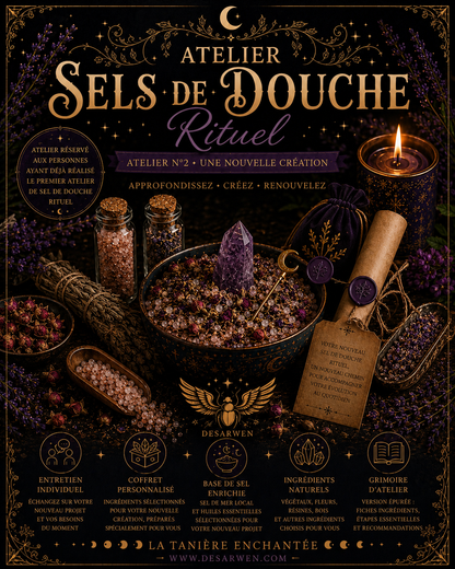 Atelier Sels de douche Rituel confirmé Niveau 2