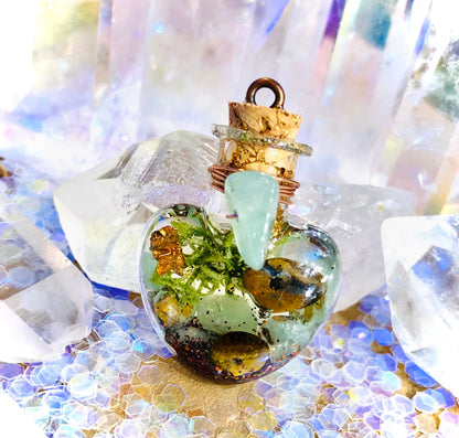 Fiole amulette « good vibes ! Chance et réussite  »