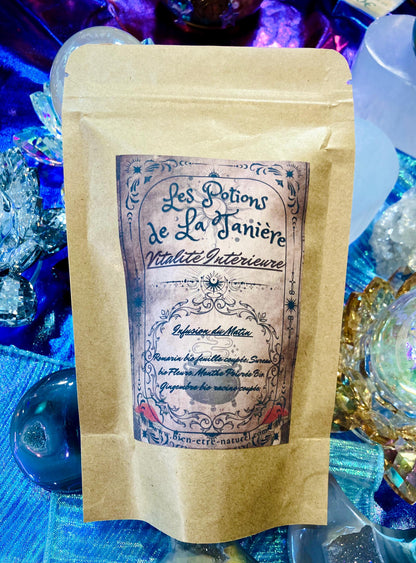 Tisane Vitalité Intérieure — Romarin et gingembre