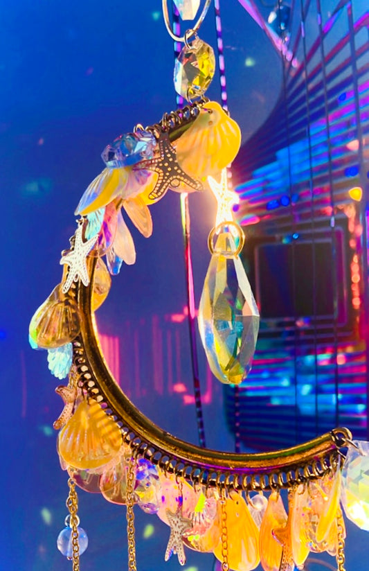 Rainbow half moon calming purity