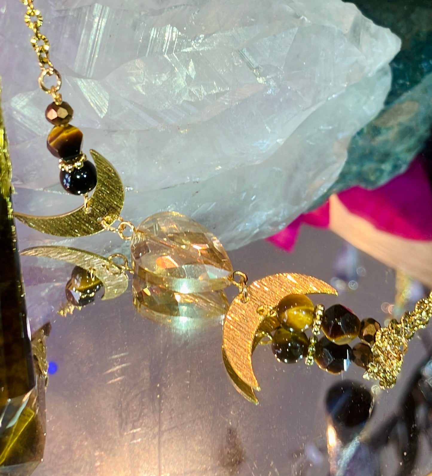 Pendule œil de tigre