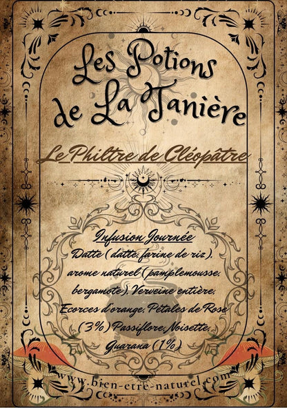 Infusion Le Philtre de Cléopâtre — Datte et rose