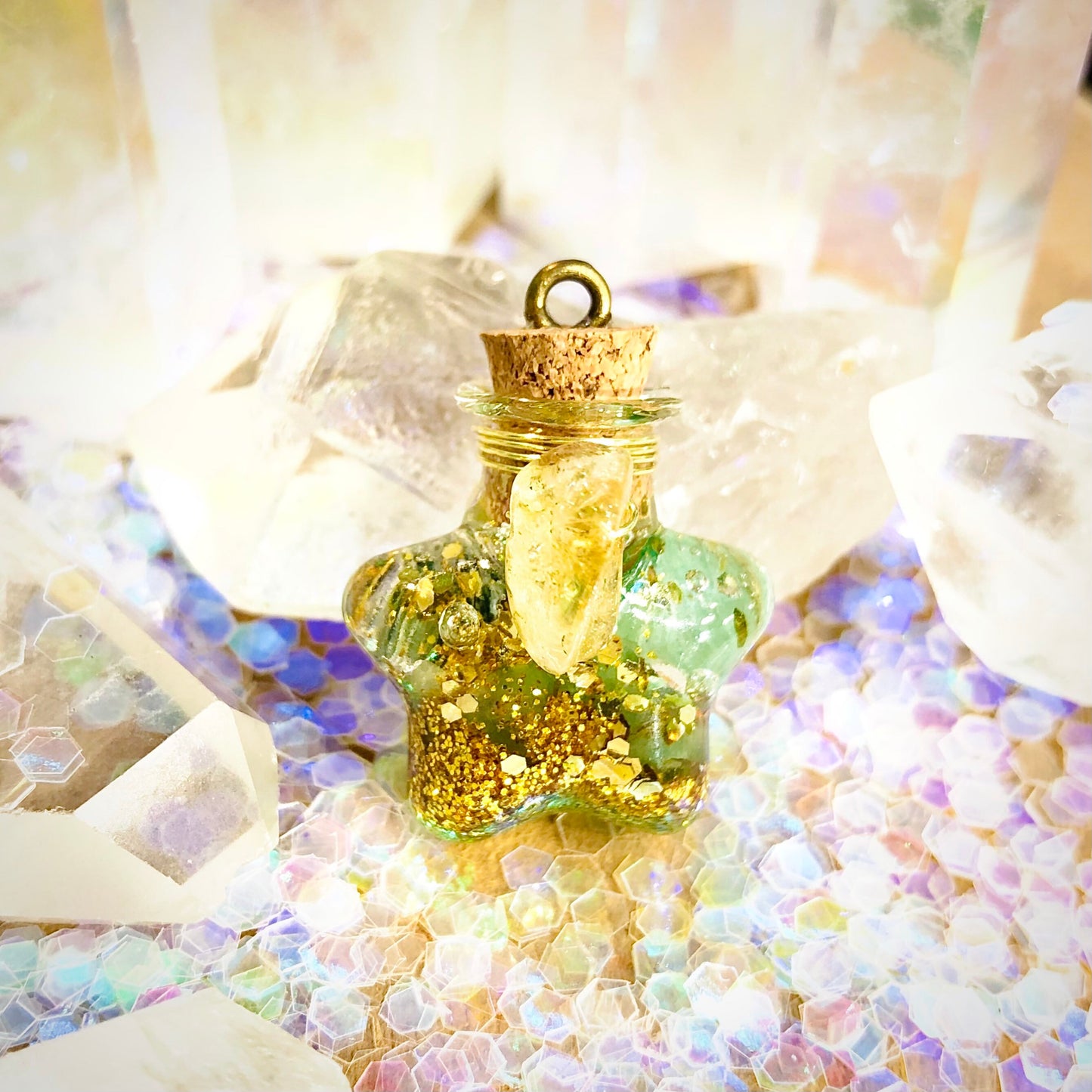 Amulet bottle "good vibes! Luck and success"