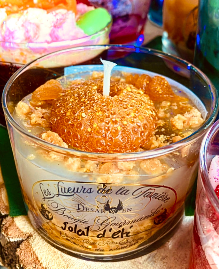 Damascena candle, sweet and intoxicating rose, size L