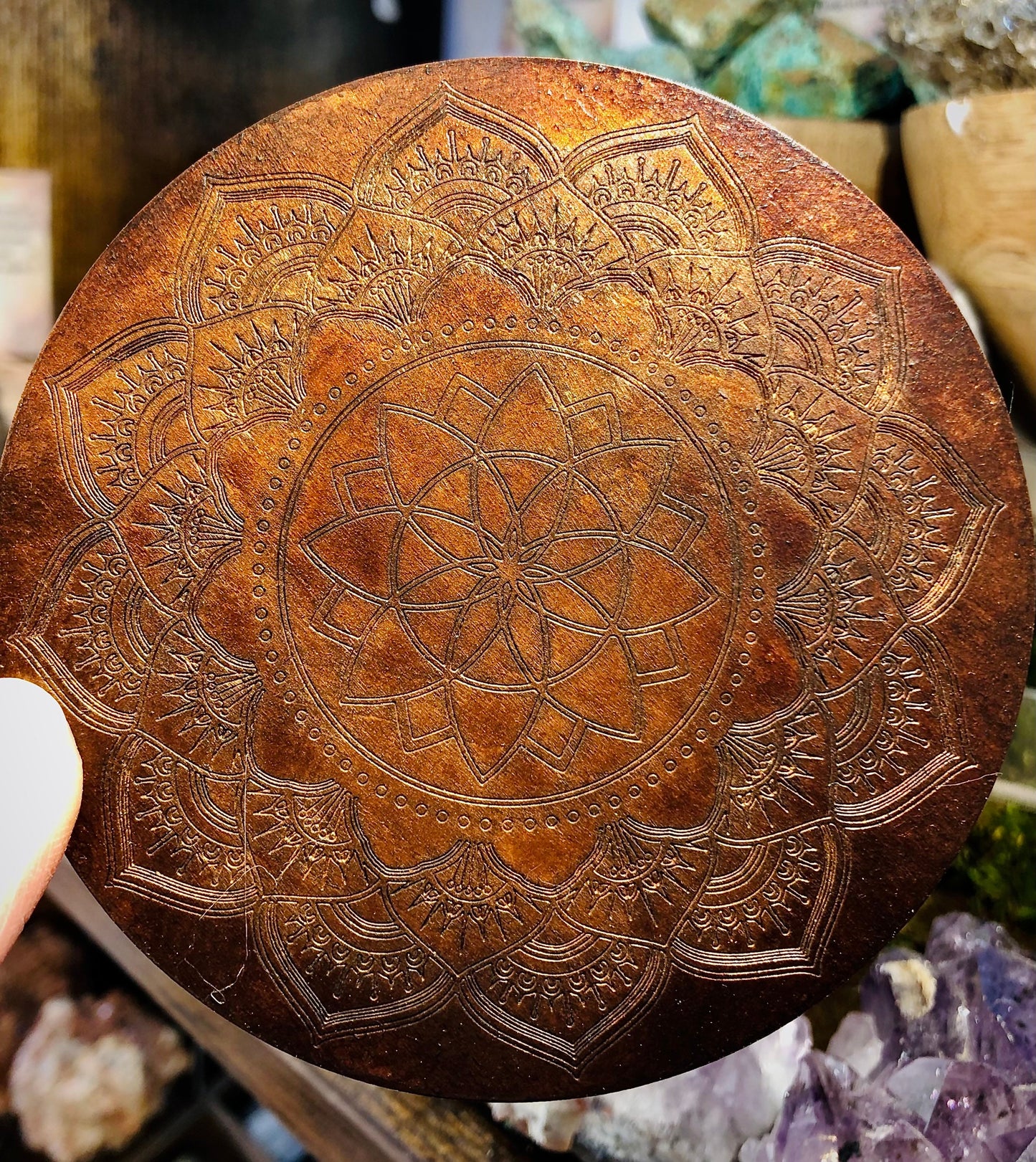 Planche à pendule mandala celtique