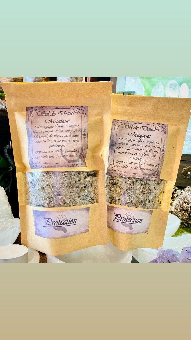 Ritual shower protection salts