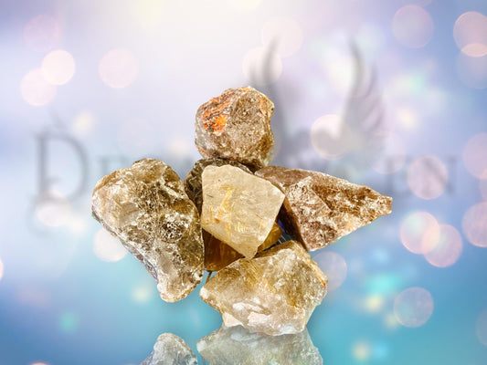 Raw rutile quartz