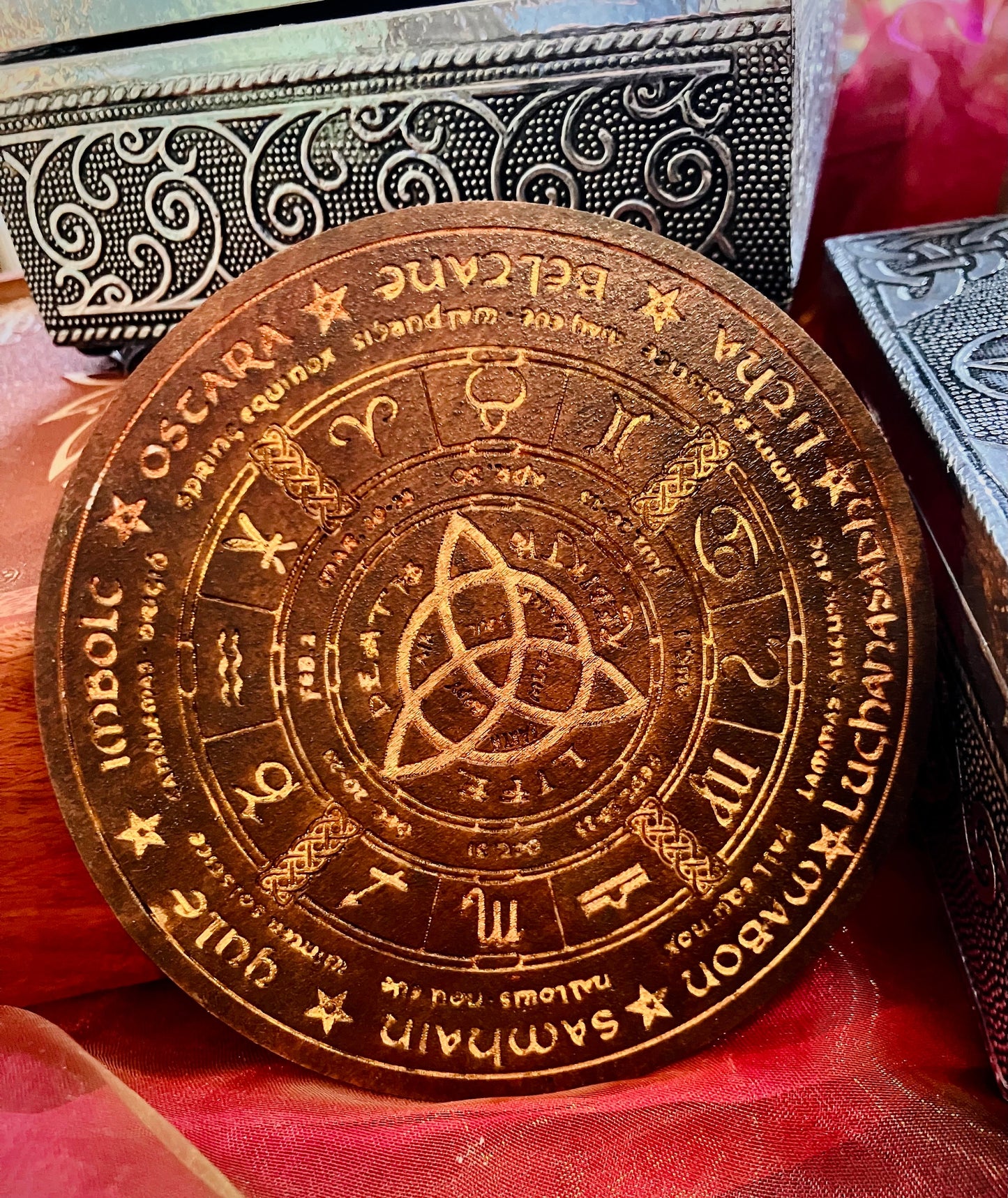 Small Pagan Calendar Pendulum Board