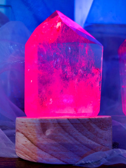 Crystal tip USB lamp