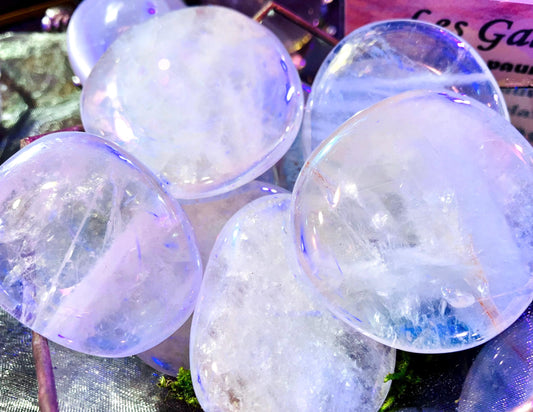 Angel aura crystal pebble