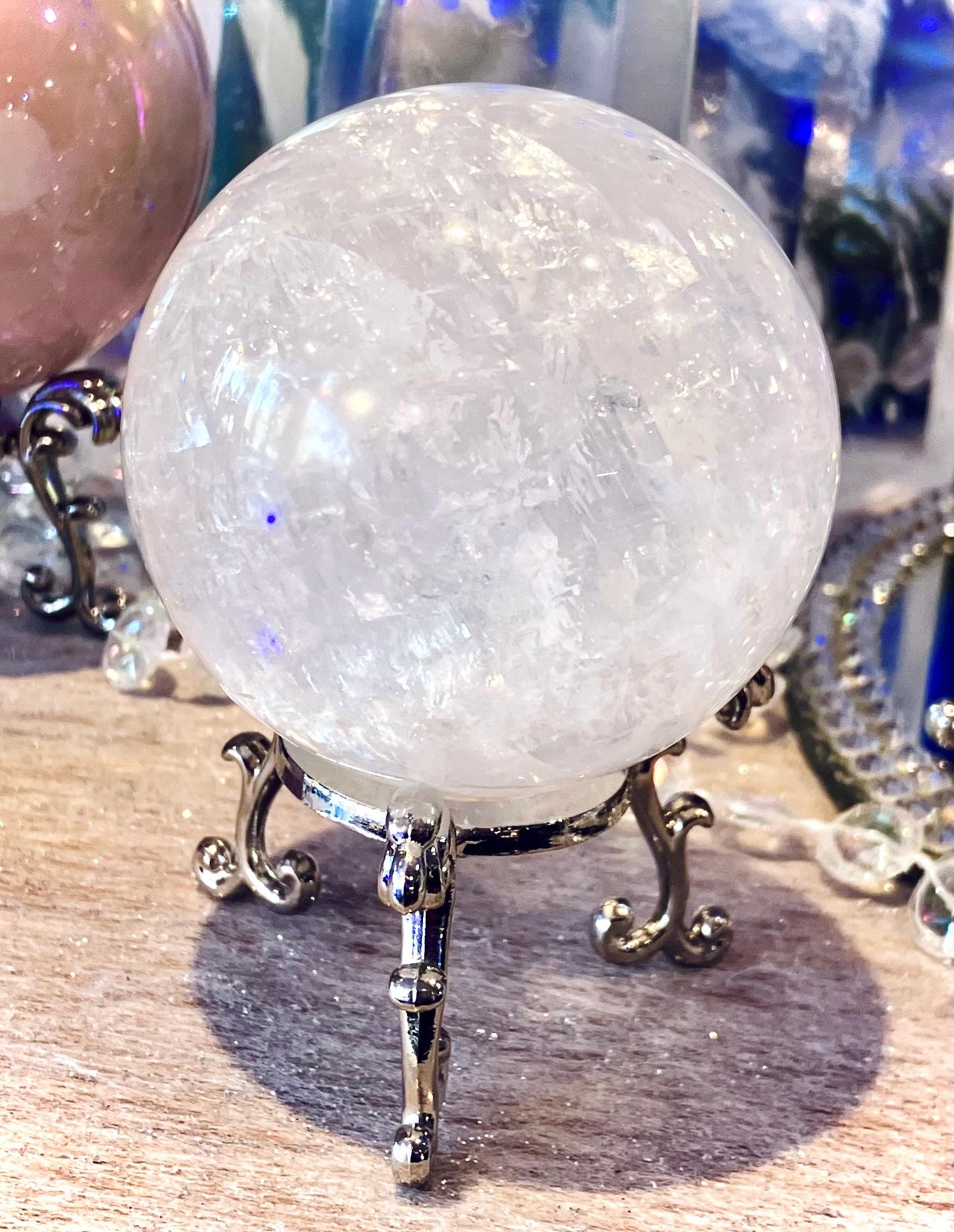 spheres de calcite blanche