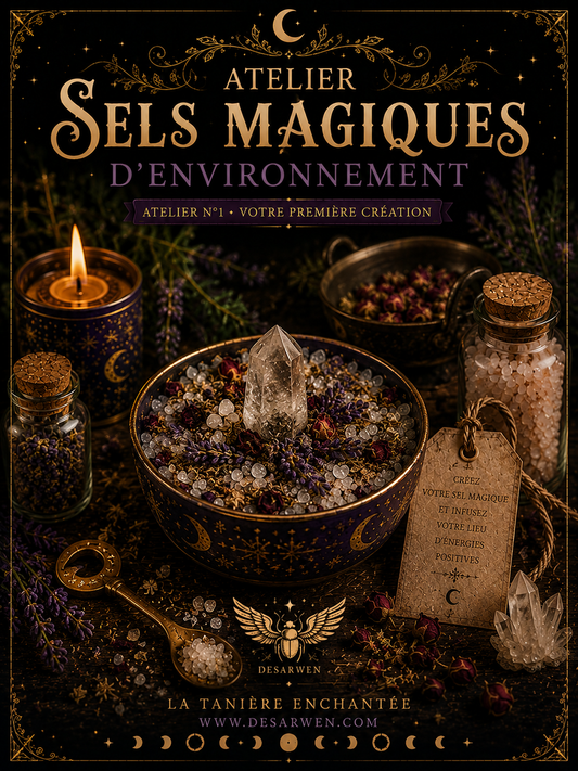 Atelier Sels magiques Initiation Niveau 1