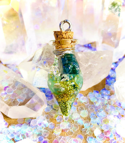 Fiole amulette « good vibes ! Chance et réussite  »