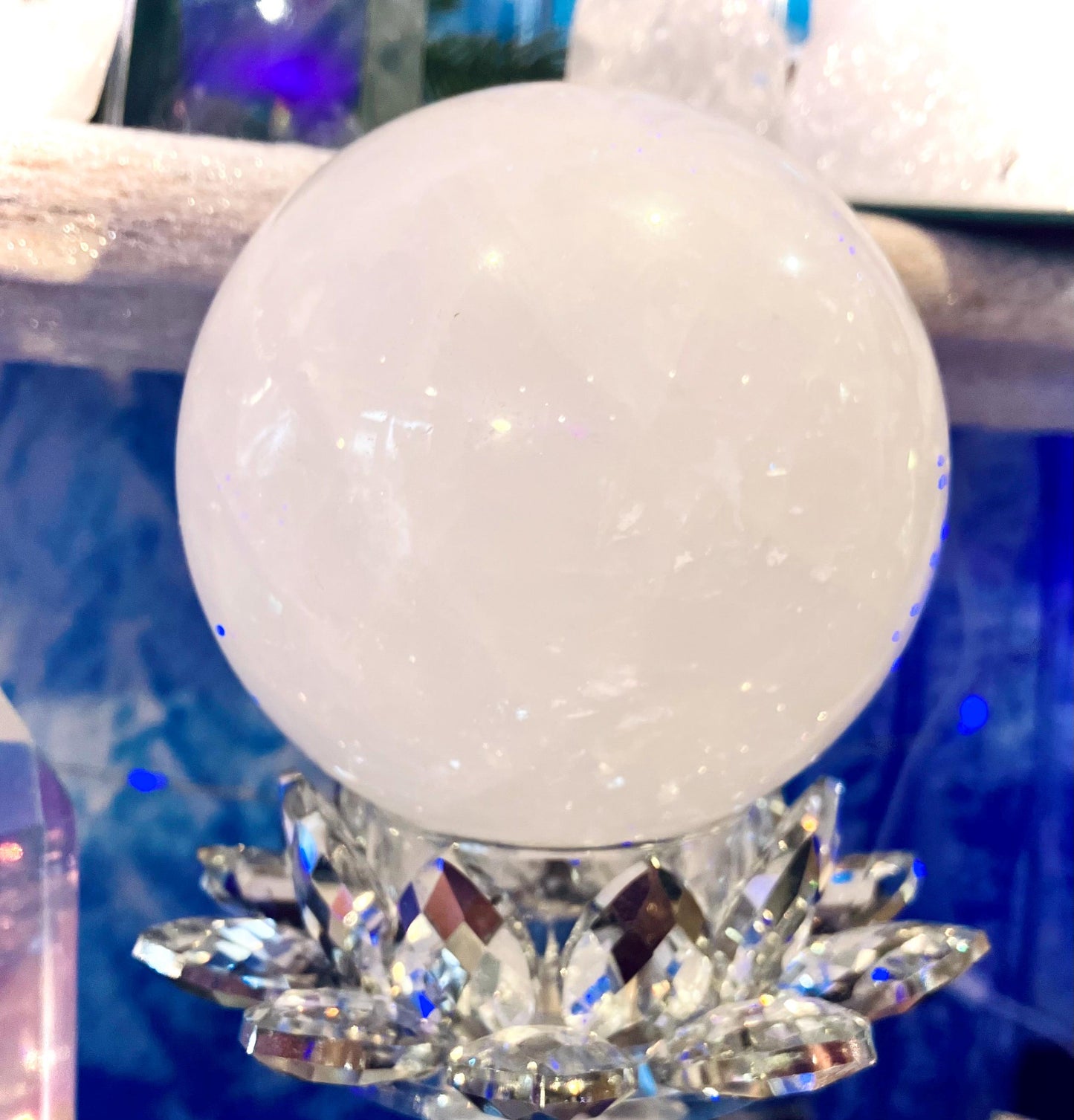 Sphere geante de quartz