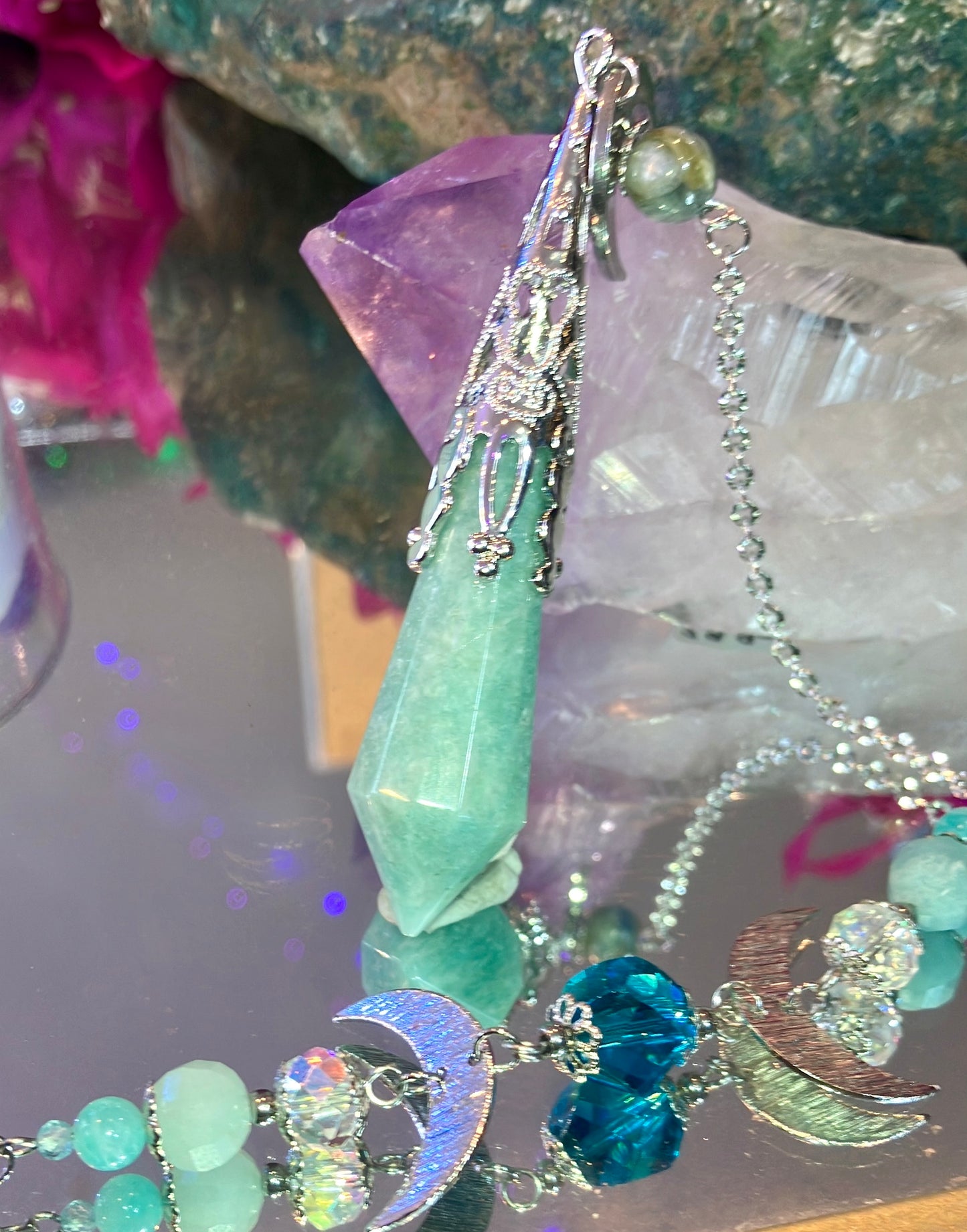 Pendule unique amazonite