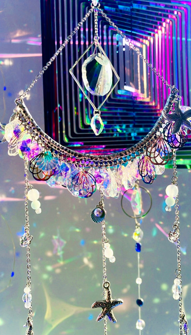 Rainbow half moon calming purity