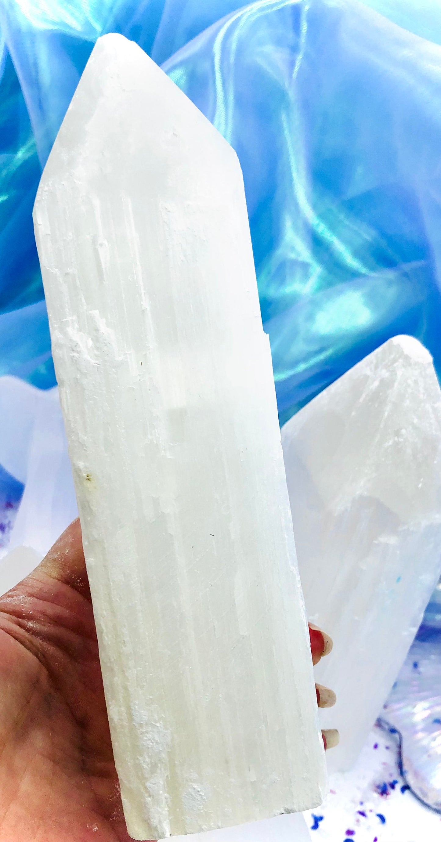 Giant Selenite Obelisk