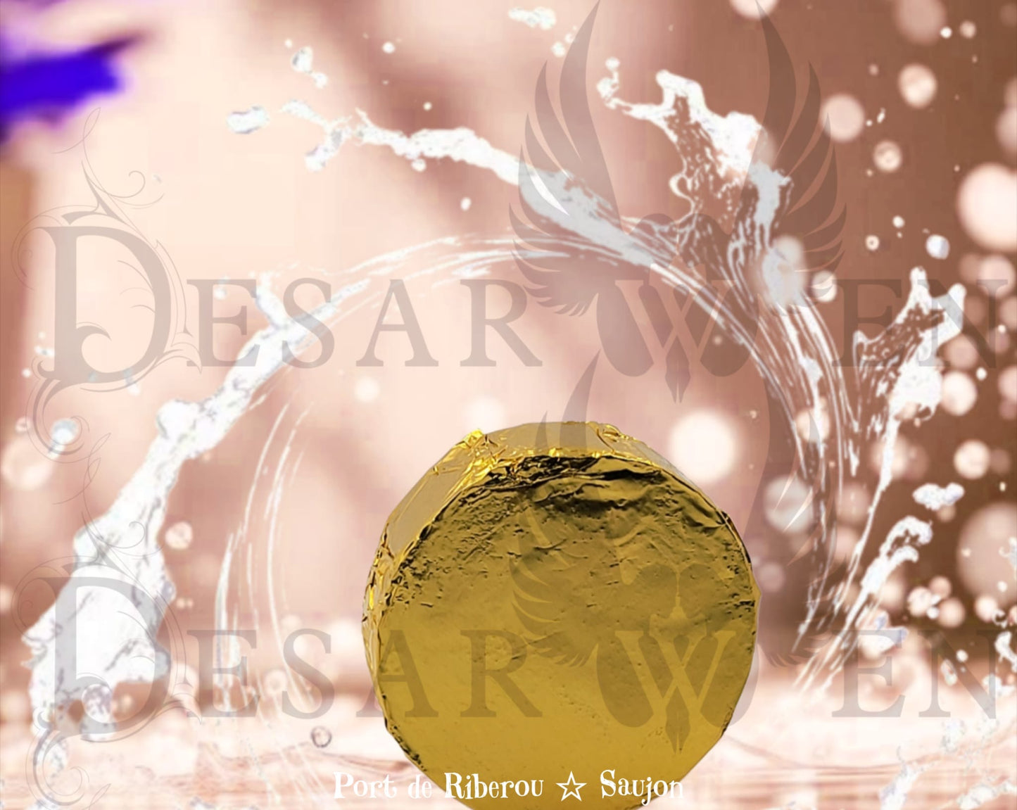 galet de douche caramel honey (gourmand miel agrume )