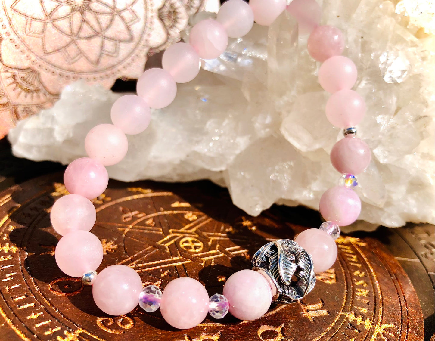 Bracelet apaisement réconfort quartz rose