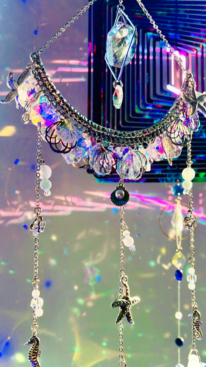 Rainbow half moon calming purity